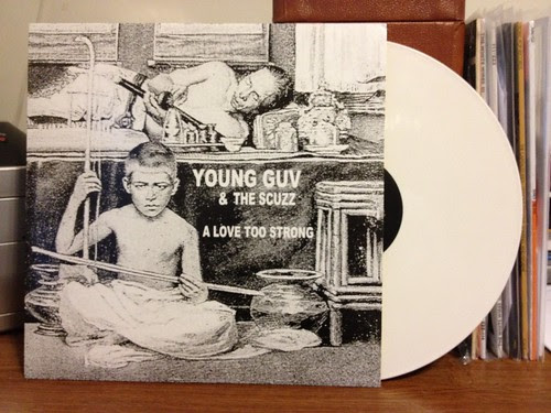 Young Guv & The Scuzz - A Love Too Strong 12" - White Vinyl (/200) by Tim PopKid