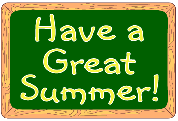 School Clip Art Have a Great Summer Word Art Graphics