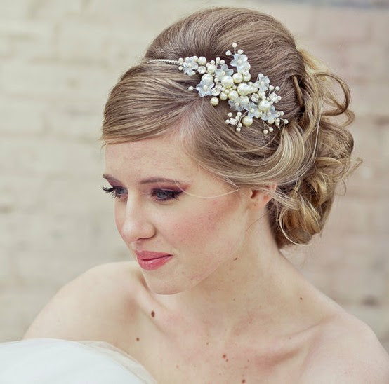Wavy Blonde Updo For Thin Hair Wedding Hairstyles For Thin Hair