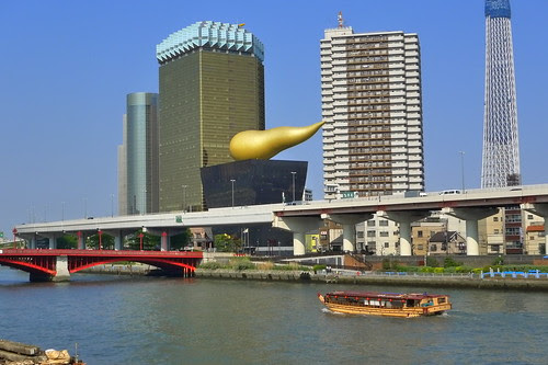 Scenery across Sumida River