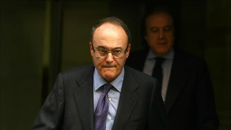 Luis María Linde, governador del Banc d'Espanya.