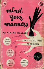 Mind Your Manners by Claire Wallace (1953)