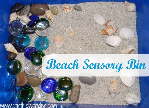 Beach Sensory Bin