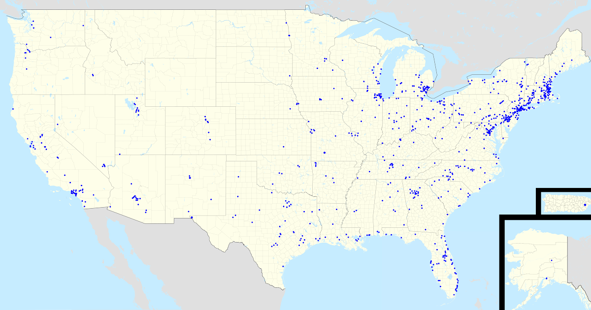 Fitness Locations Usa Map Time Zones Map