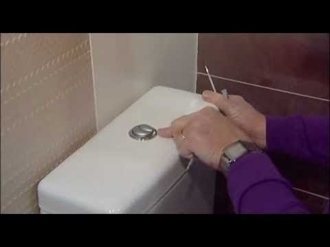 push button flush keeps running