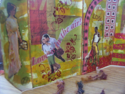 Collaged Accordion Book 3
