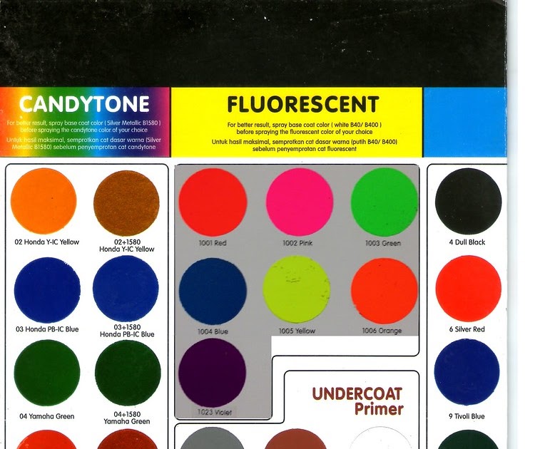 29 Tren Gaya Katalog Warna Cat Semprot Rj London Warna Cat