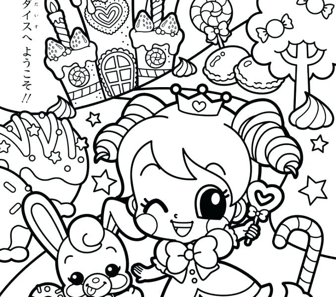 Ideas For Kawaii Coloring Pages For Girls Anyoneforanyateam