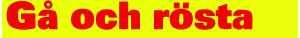 Rösta i EU-valet
