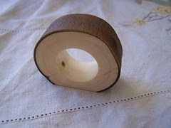 Wooden napkin ring