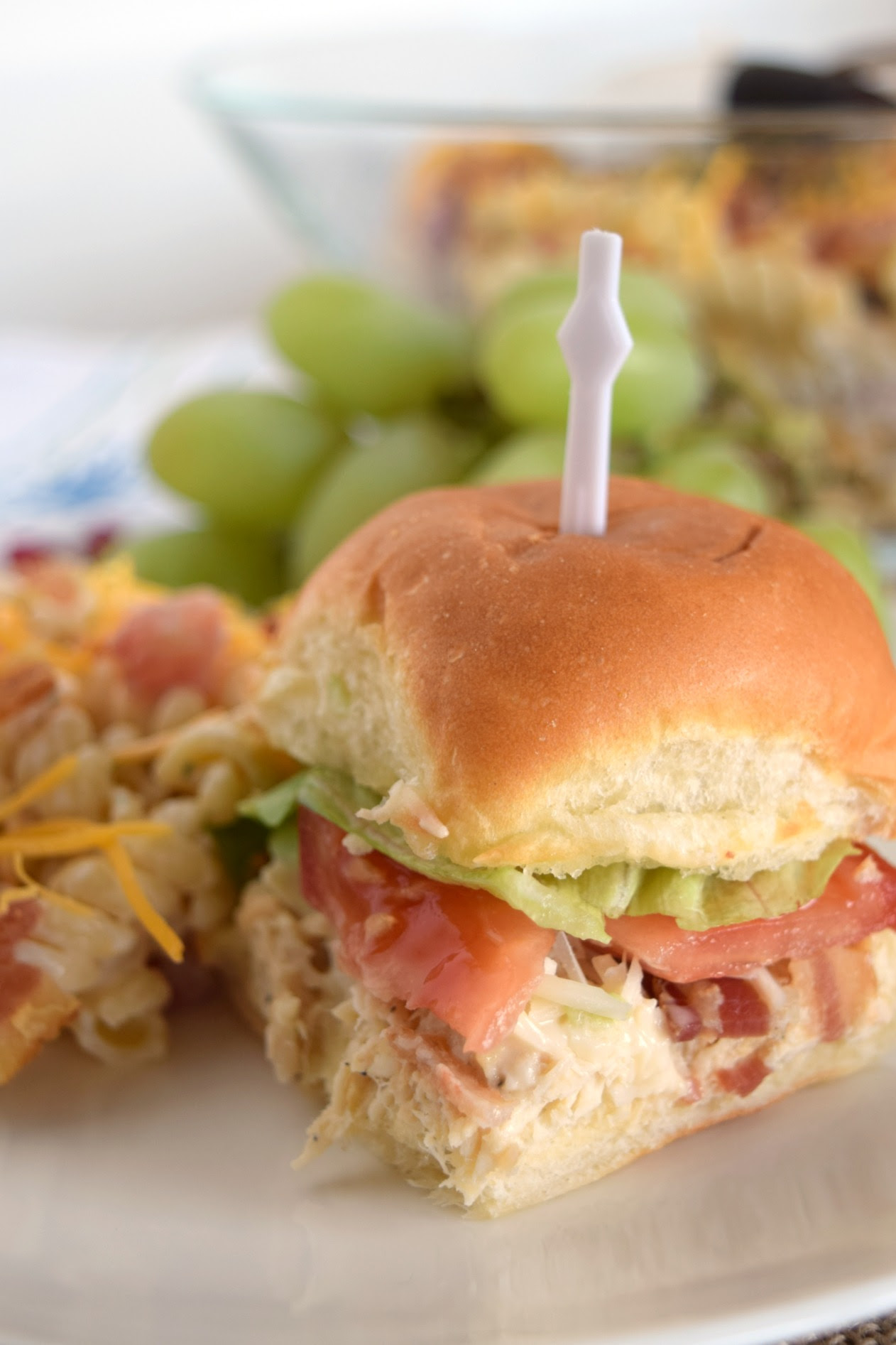 24 Tailgating Recipes You Can't Live Without! Bacon Cesar Chicken Sliders
