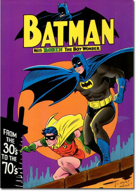 'Look, Robin...is that guy boosting the tires off the Batmobile?' (Batman: From the 30s to the 70s)