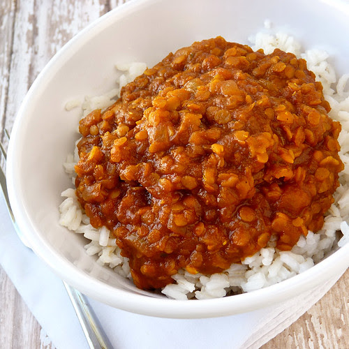 Red Lentil Dal (Happy Herbivore)