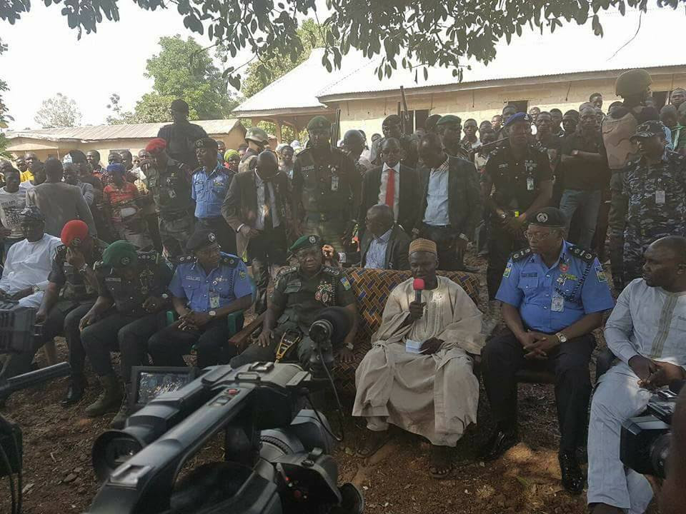Inspector General Of Police Storms Kafanchan Over Mass Killings In Kaduna.Photos