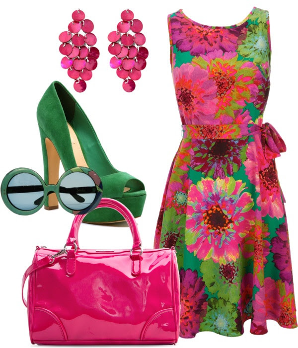 "Experimenting - Bright Spring" by lizzycb ❤ liked on Polyvore