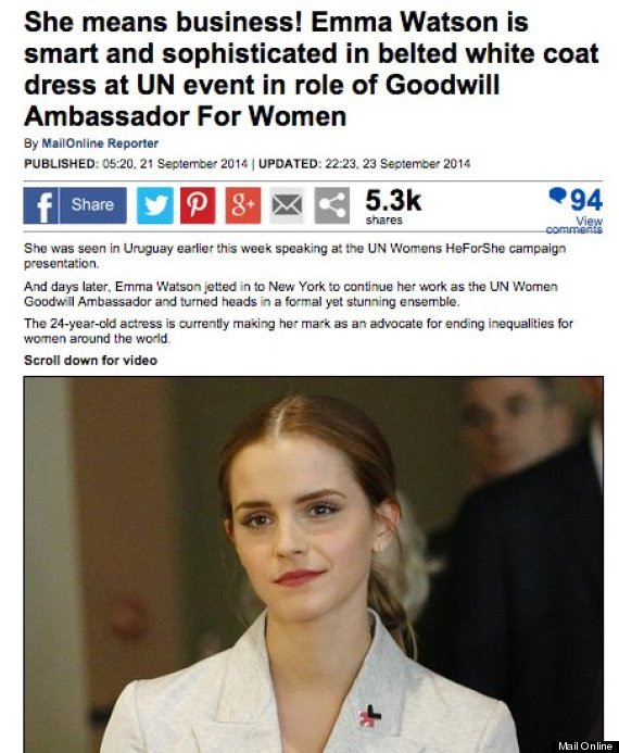 daily mail emma watson