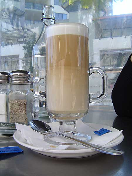 layered latte