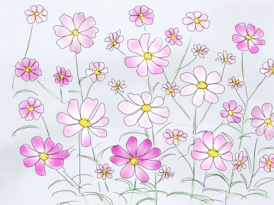 50 コスモス イラスト 簡単 ディズニー帝国