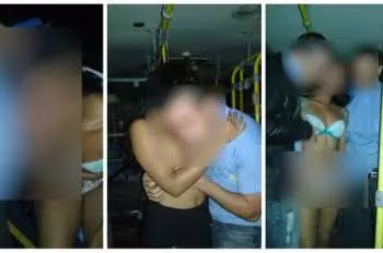 Imagens foram divulgadas por rodoviários, diz vítima