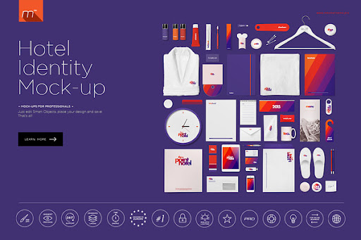 Download Hotel Identity Mock Up Psd Mockups Templates PSD Mockup Templates