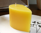 Frangipani scented small teardrop candle