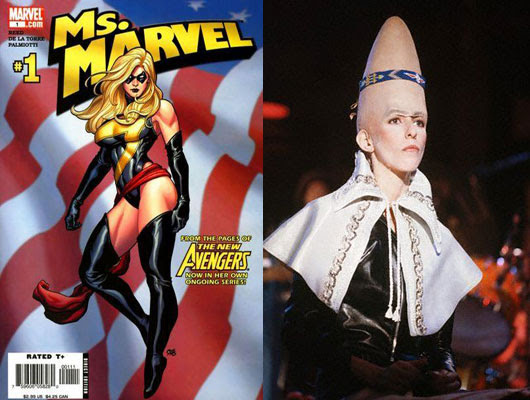 HINT: Ms. Marvel is the one who is NOT wearing a Sensor Ring. MTU #74