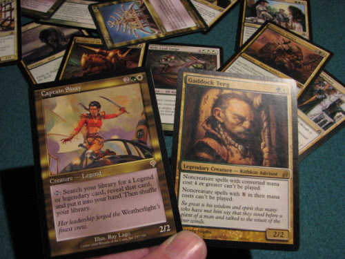 Magic : the Gathering Question
Which card would you rather use as your General in an EDH / Commander deck and why ?
The Choices : Captain Sisay - OR - Gaddock Teeg ?