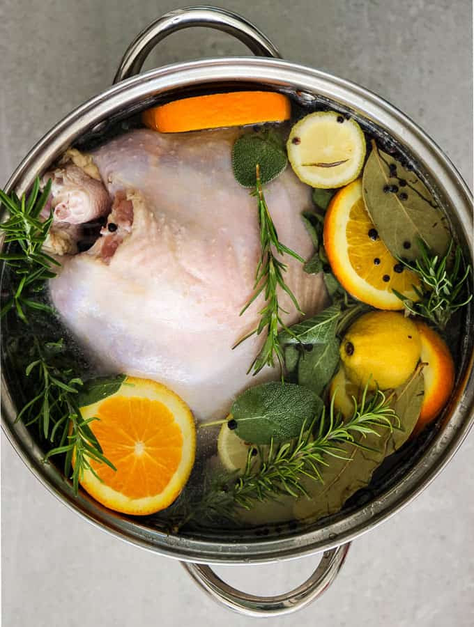 Emeril Lagasse Brined Roasted Turkey Recipe