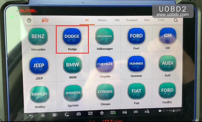 MaxiIM608 Lire PIN Autel Code pour Dodge Smart Key (1)