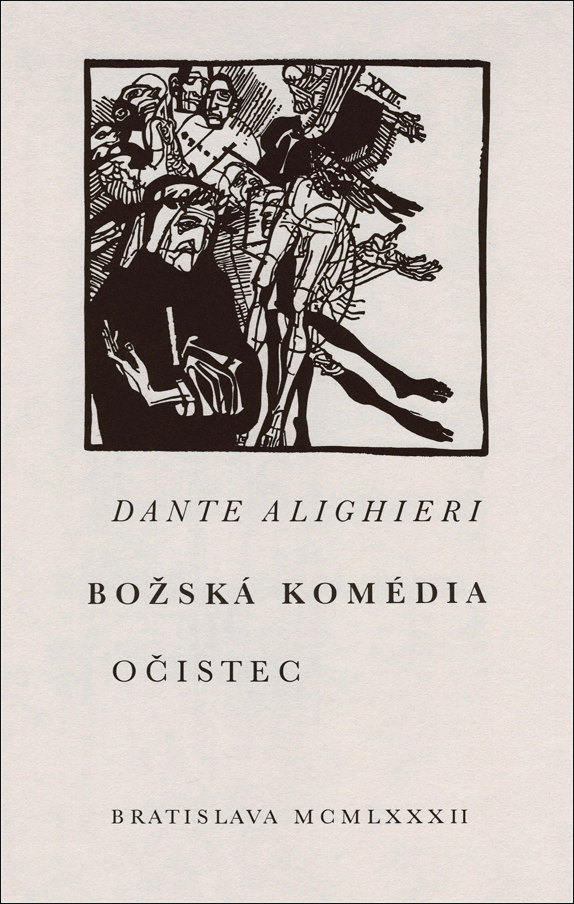 Vincent Hložník, Dante Alighieri, Božská komédia