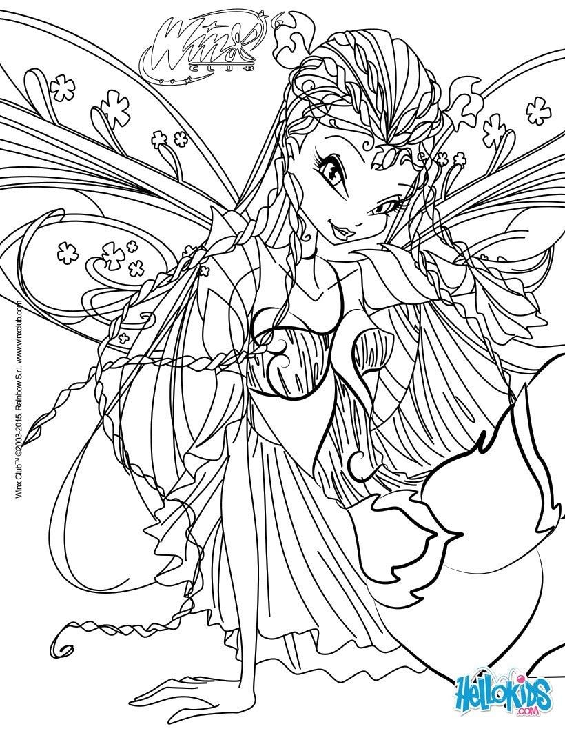 Mewarnai Gambar Winx