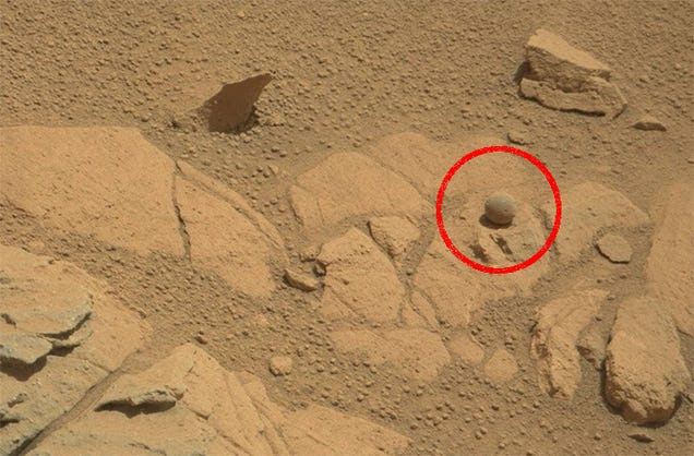 Curiosity Finds A Weird "Ball" On Mars