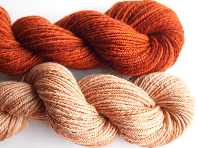 FCK-ss-Rust, Toasted Almond, chain plied