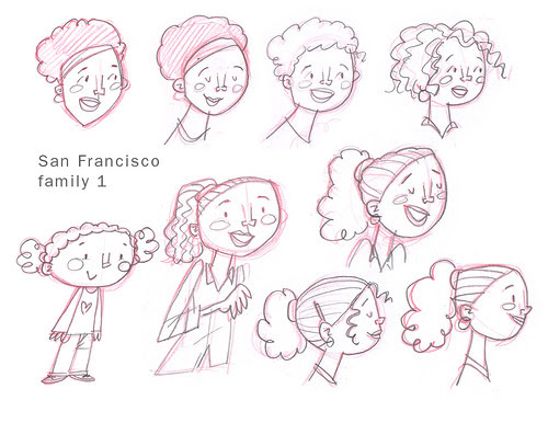 SF Family sketches 1