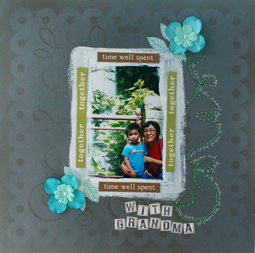 With grandma