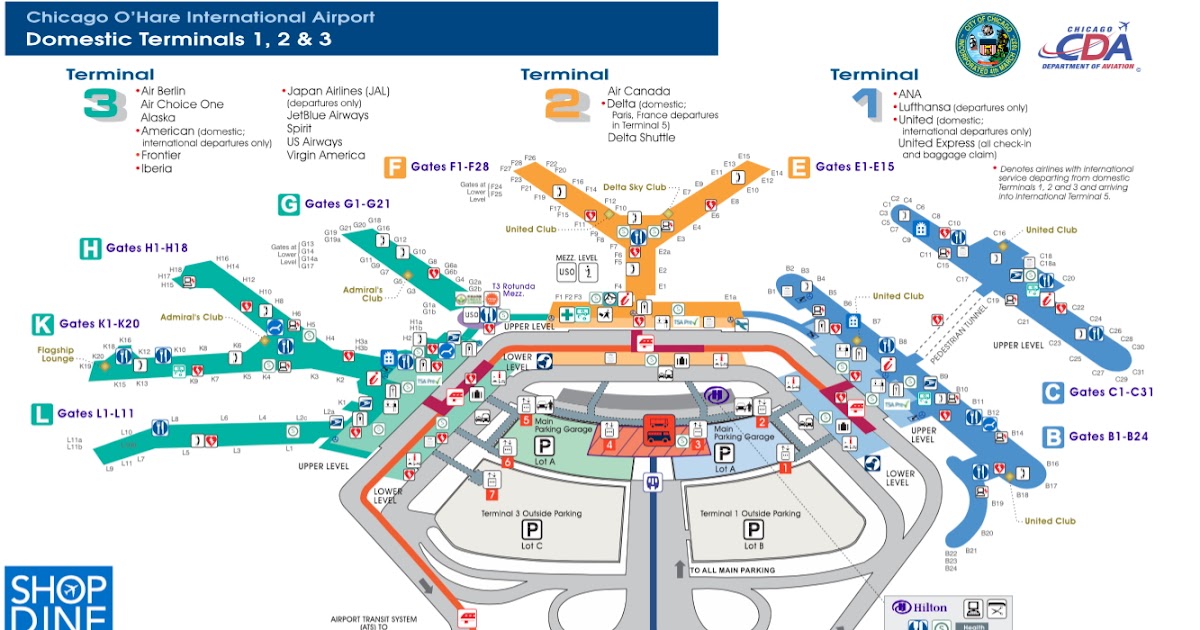 Delta Msp Terminal 1 Map
