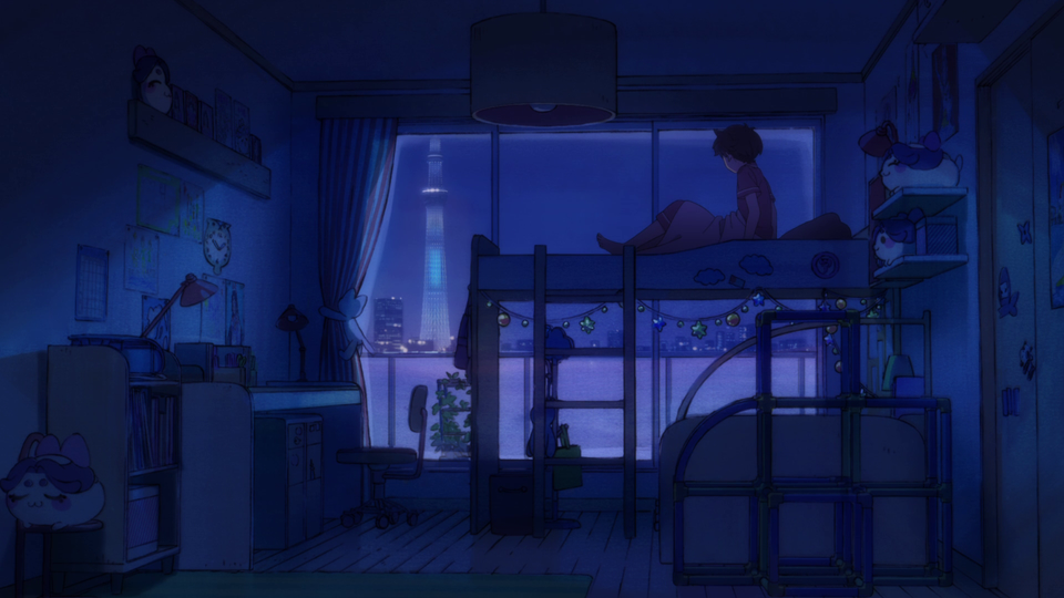 Dark Anime Bedroom Background - Home Design Ideas