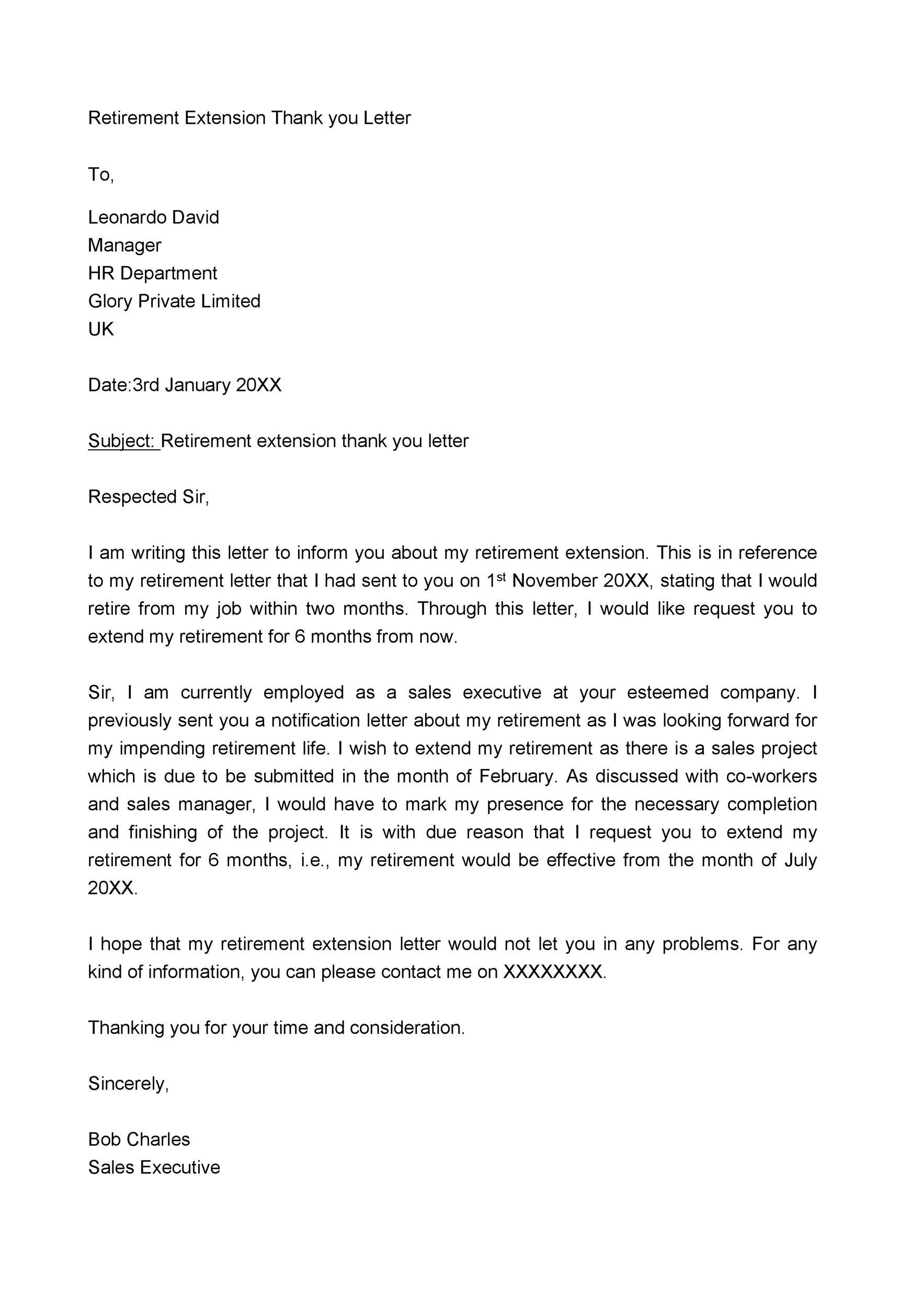 Sample Notice Of Retirement Letter To Employee Classles Democracy