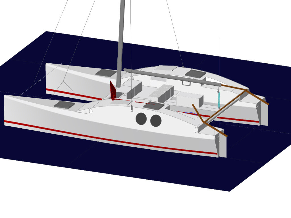wooden catamaran plans