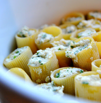 Parsley-Filled Paccheri with a Tomato Butter Sauce