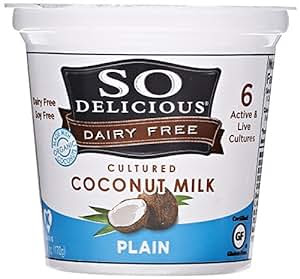 So Delicious, Coconut Milk Yogurt, Plain, 6 oz: Amazon.com ...