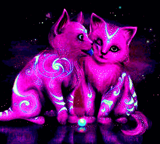 Alien Glow cats gif photo glowycats_zpsef471a68.gif