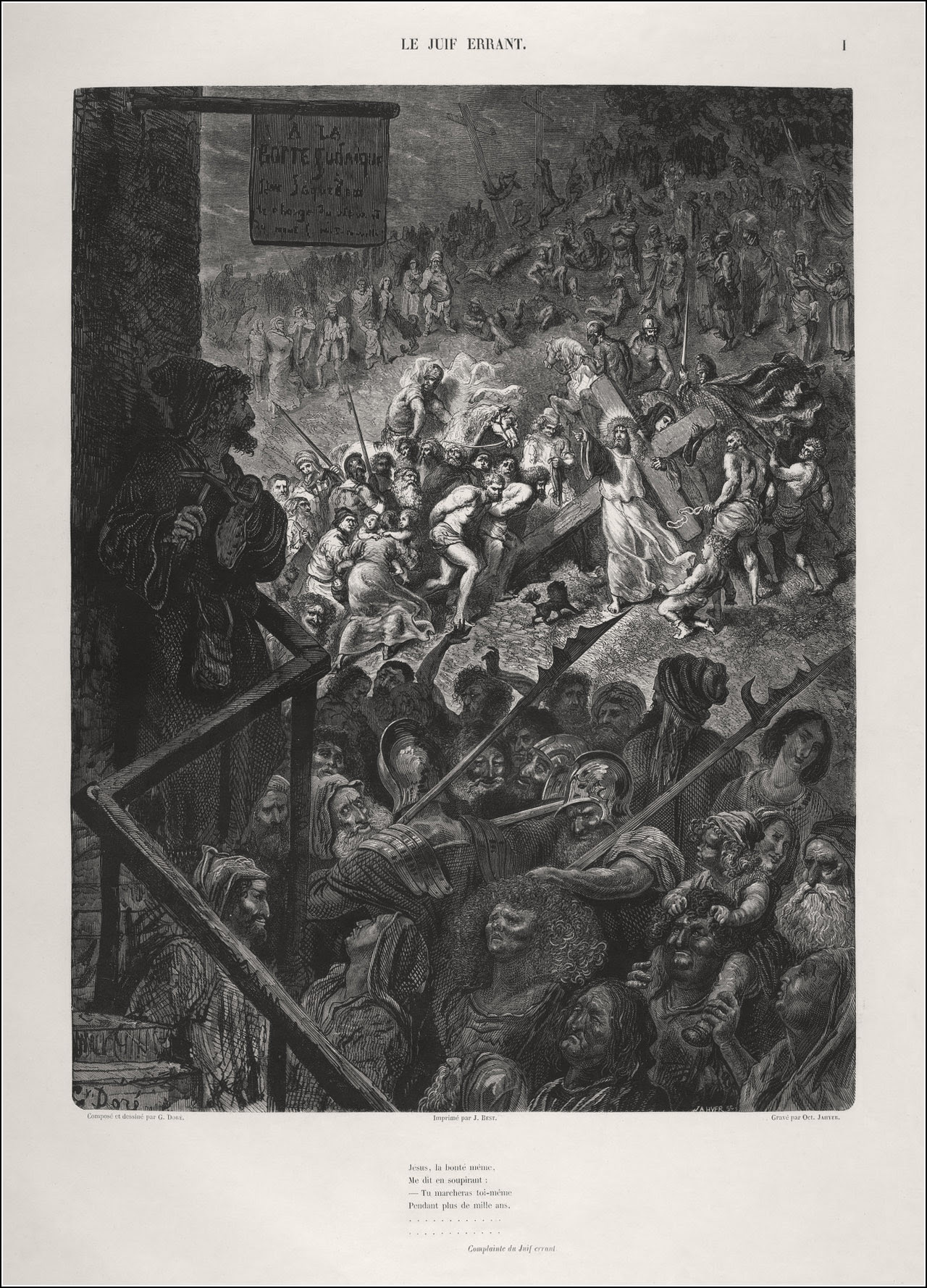 Gustave Doré, La légende du Juif errant