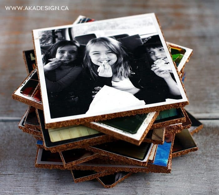 SHOW OFF YOUR PHOTOS WITH DIY COASTERS Show Off Your Photos  with DIY Photo Coasters