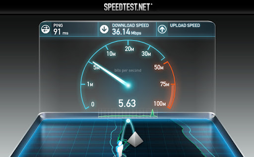 Ù
ÙÙØ¹ SpeedTest ÙÙÙØ§Ø³ سرعة اتصاÙÙ Ø¨Ø§ÙØ§ÙØªØ±ÙØª