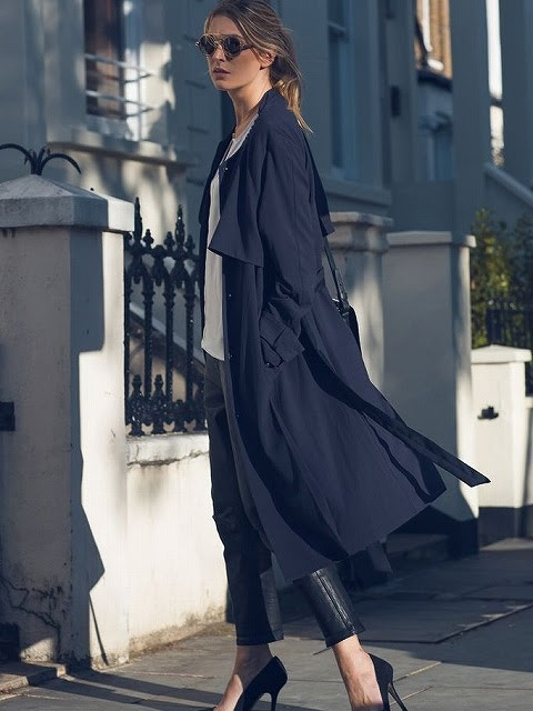 綺麗な紺 コート コーデ レディース 春 ファッショントレンドについて