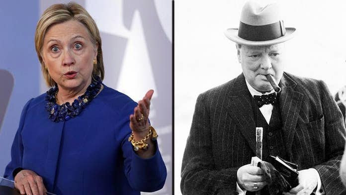 Risultati immagini per hillary Clinton churchill