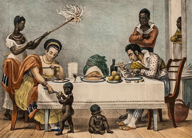 File: Uma famÃÂ­lia brasileira no Rio de Janeiro por Jean-Baptiste Debret 1839.jpg