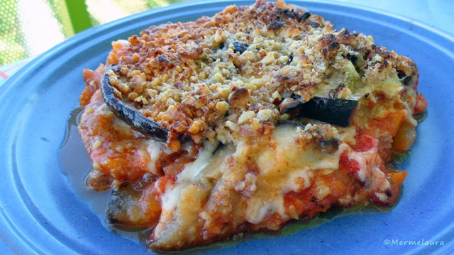 Pastel de berenjena.