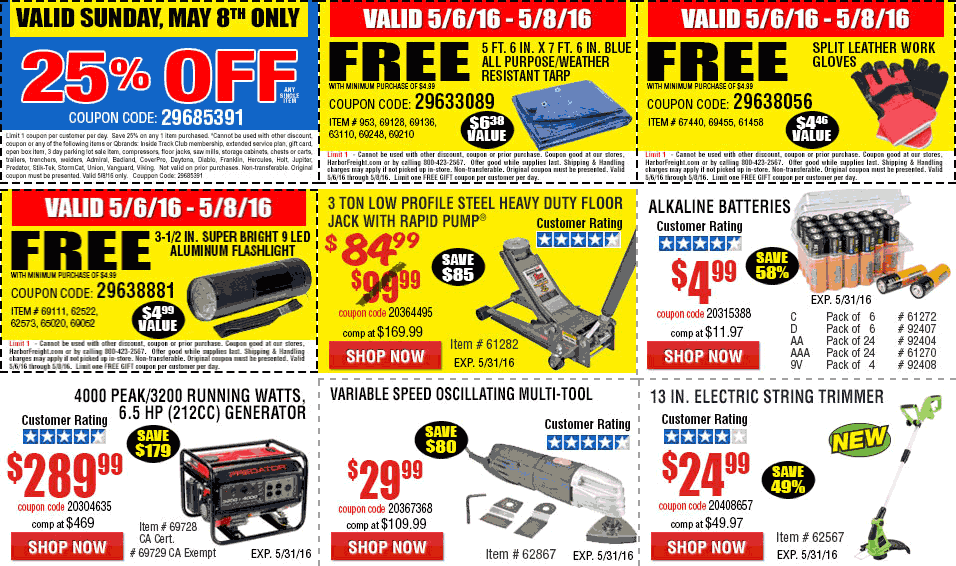 Harbor Freight Coupon 25 Off 2019 Clothes News